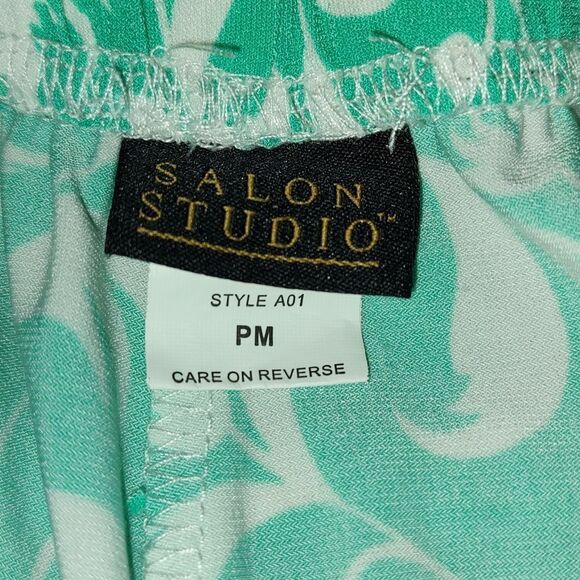 Salon studio beachy  resort lounge flowy pants Sz MP - Picture 5 of 5